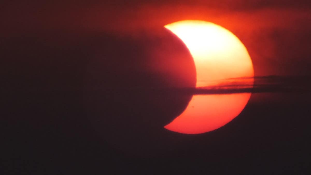 a rare hybrid solar eclipse